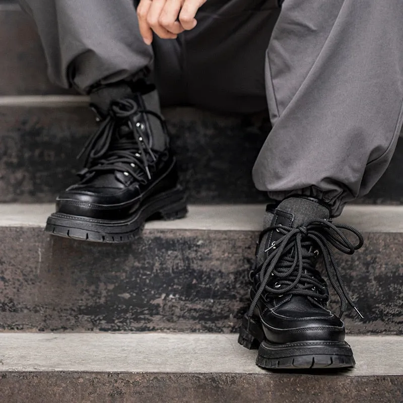 Winter Tactical Leather Boots