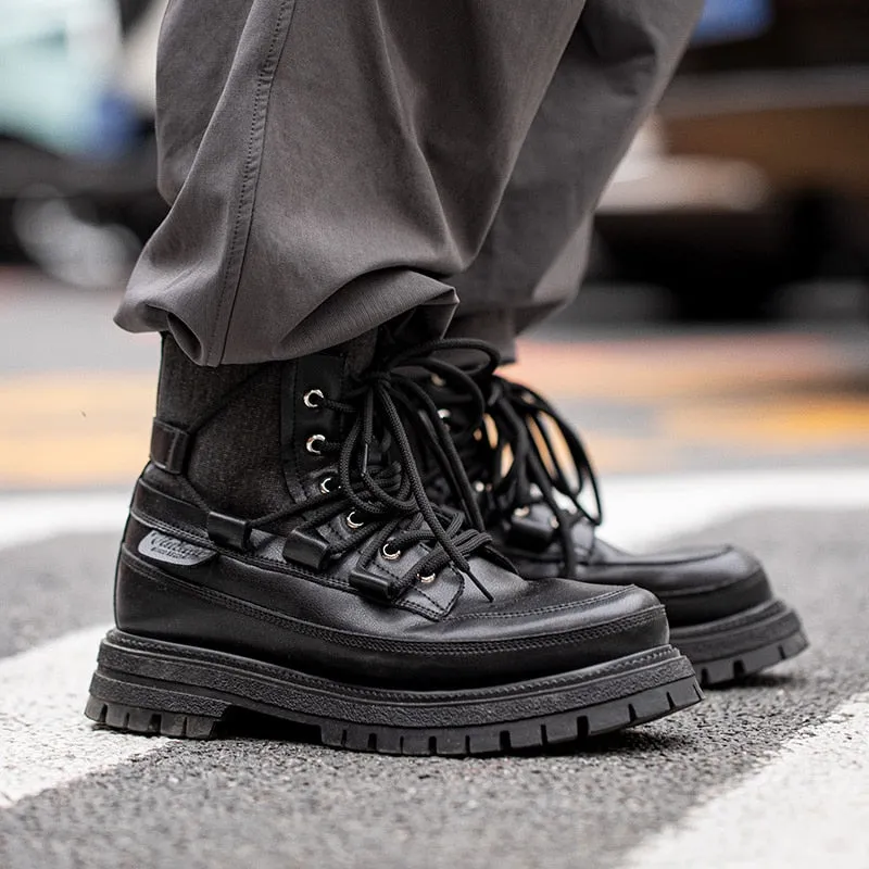 Winter Tactical Leather Boots