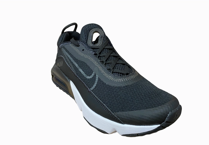 Nike scarpa sneakers da ragazzo Air Max 2090 GS DD3236 001 nero Bounce Reduction monochromatic shoes