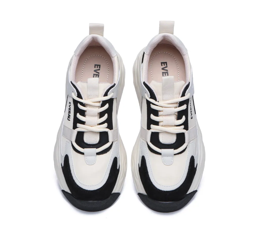 Women Chunky Sneakers Premium Leather Insole Nonslip Ellis