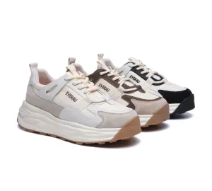 Women Chunky Sneakers Premium Leather Insole Nonslip Ellis