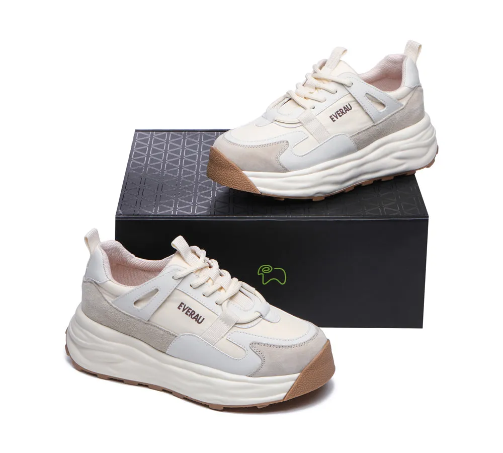 Women Chunky Sneakers Premium Leather Insole Nonslip Ellis