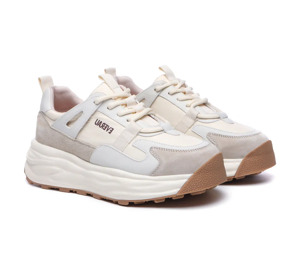 Women Chunky Sneakers Premium Leather Insole Nonslip Ellis