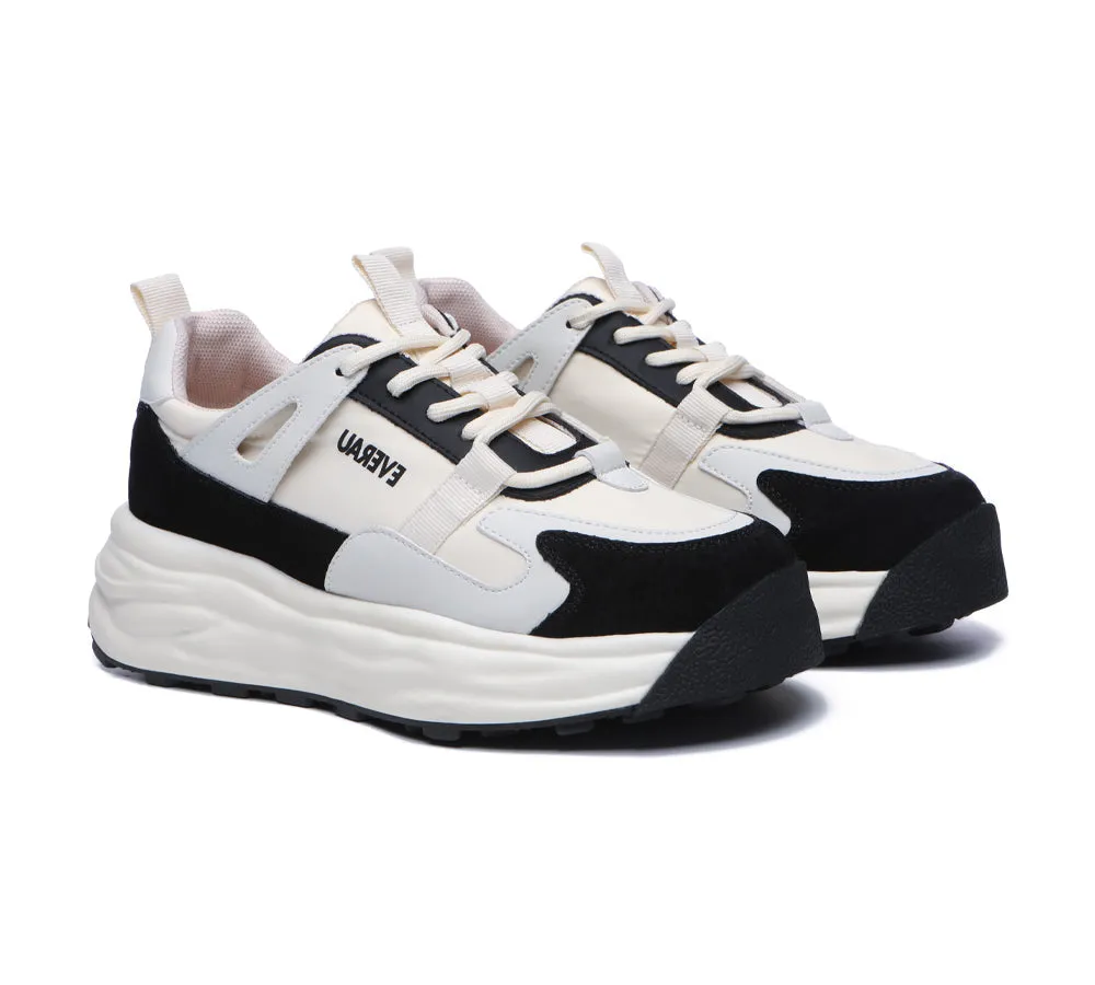 Women Chunky Sneakers Premium Leather Insole Nonslip Ellis