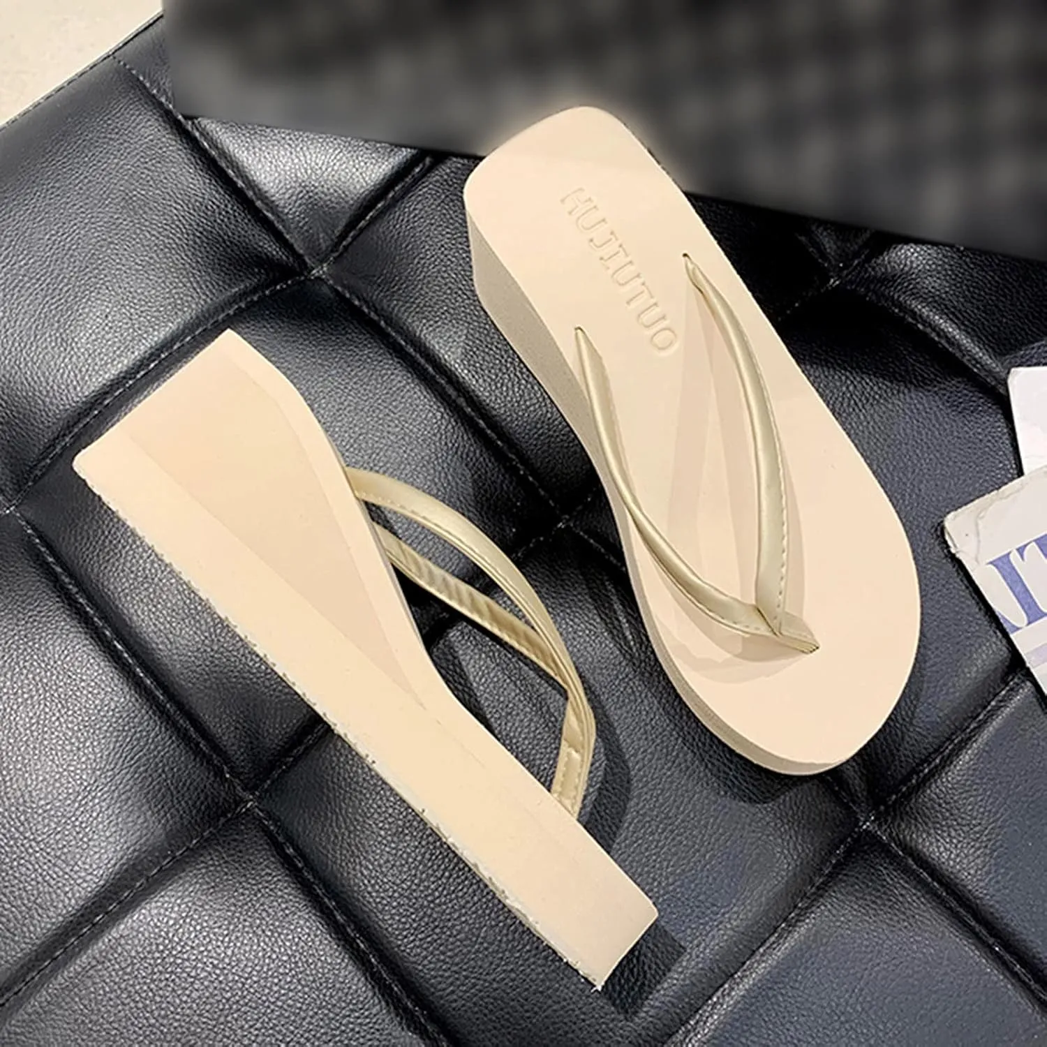 Women Flip Flops Beach Sandals for Womans House Sandal Slippers Beach Shoes Summer Arch Support