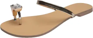 Women Flip Flops Flat Sandals for Women Comfortable Casual Summer Beach Thong Sandals Beach for Flip Flops with Arch Support Women's Dressy
