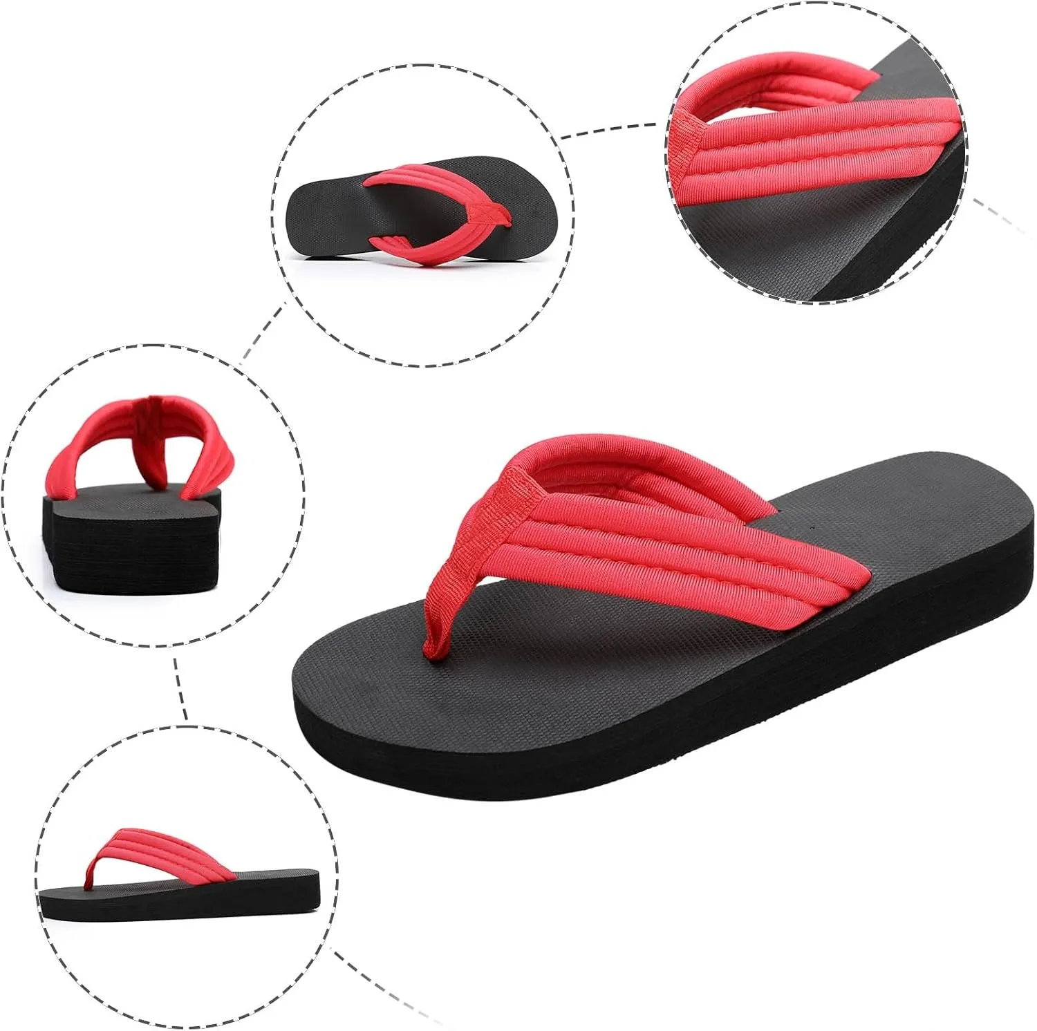 Women Flip Flops Womens Beach Sandals Flip Flops for Womens House Sandals Comfortable Summer Beach Thong Sandals