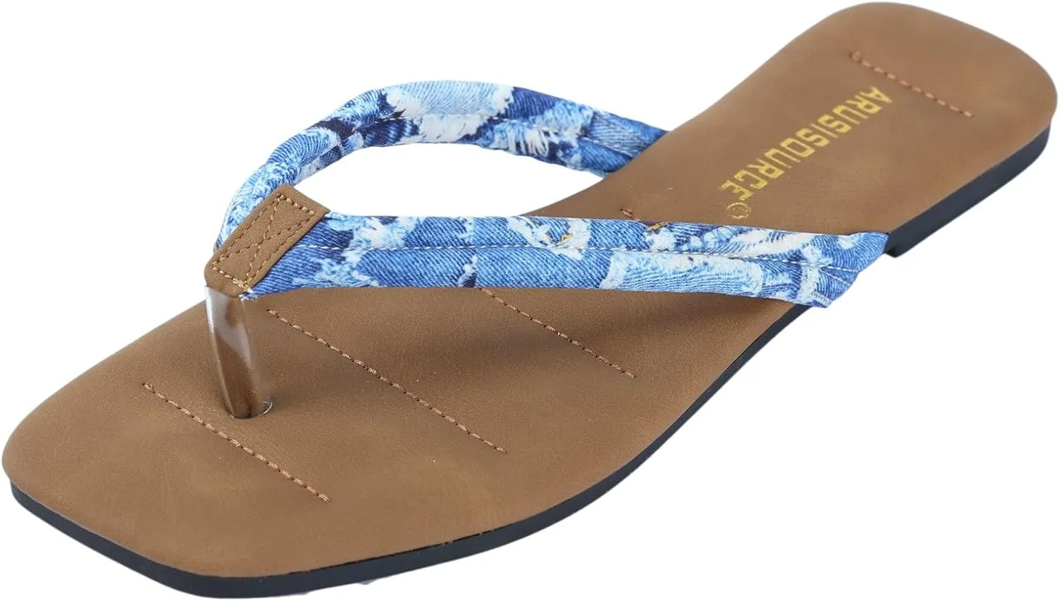 Women Shoes Soft Soled Flip Flops Fashionable Flip Flops Beach Tie Dye Printed Beach Sandals Slippers for Beach