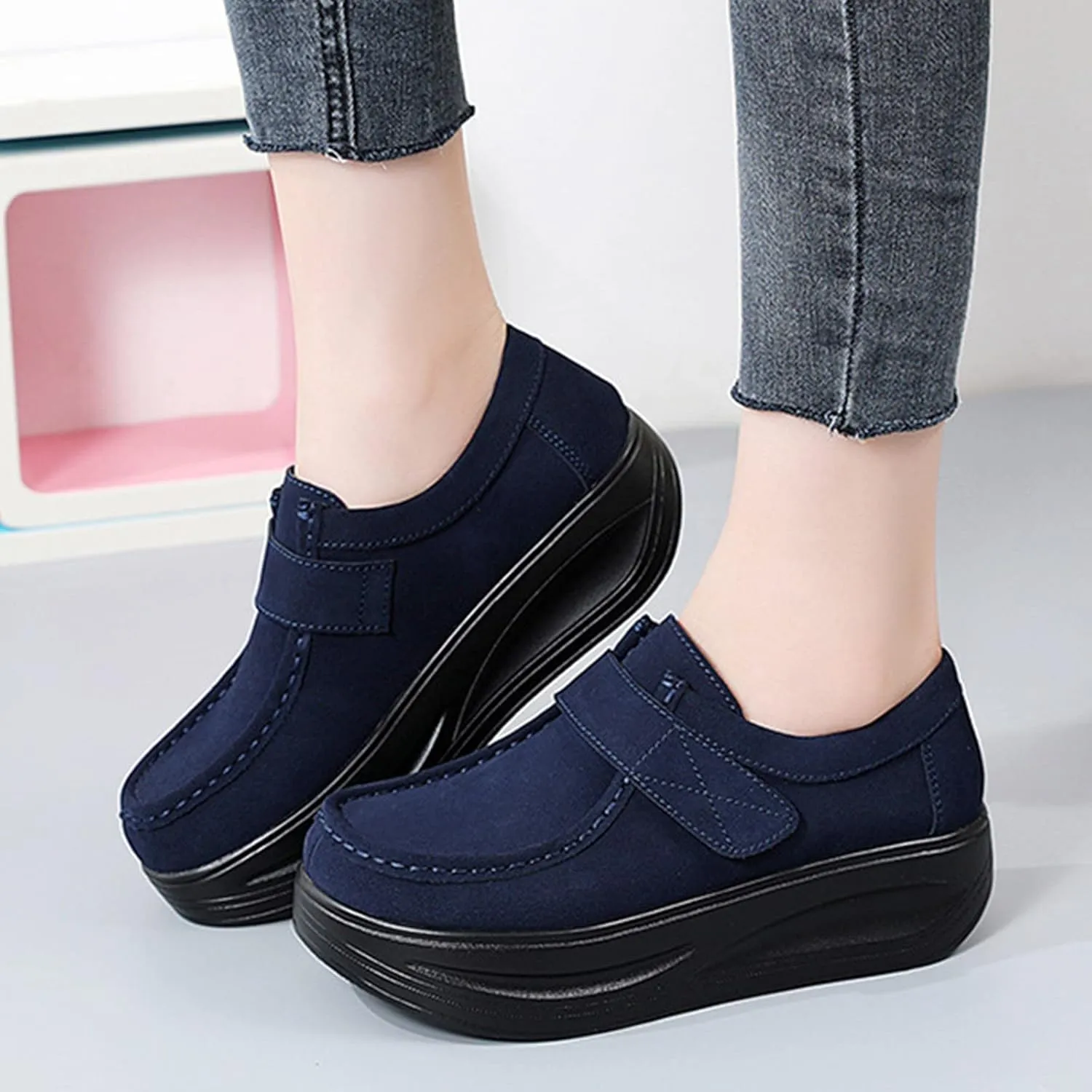 Women Sneakers Slip on Shoes Women Comfortable Womens Lightweight Casual Sneakers for Gym Travel Work