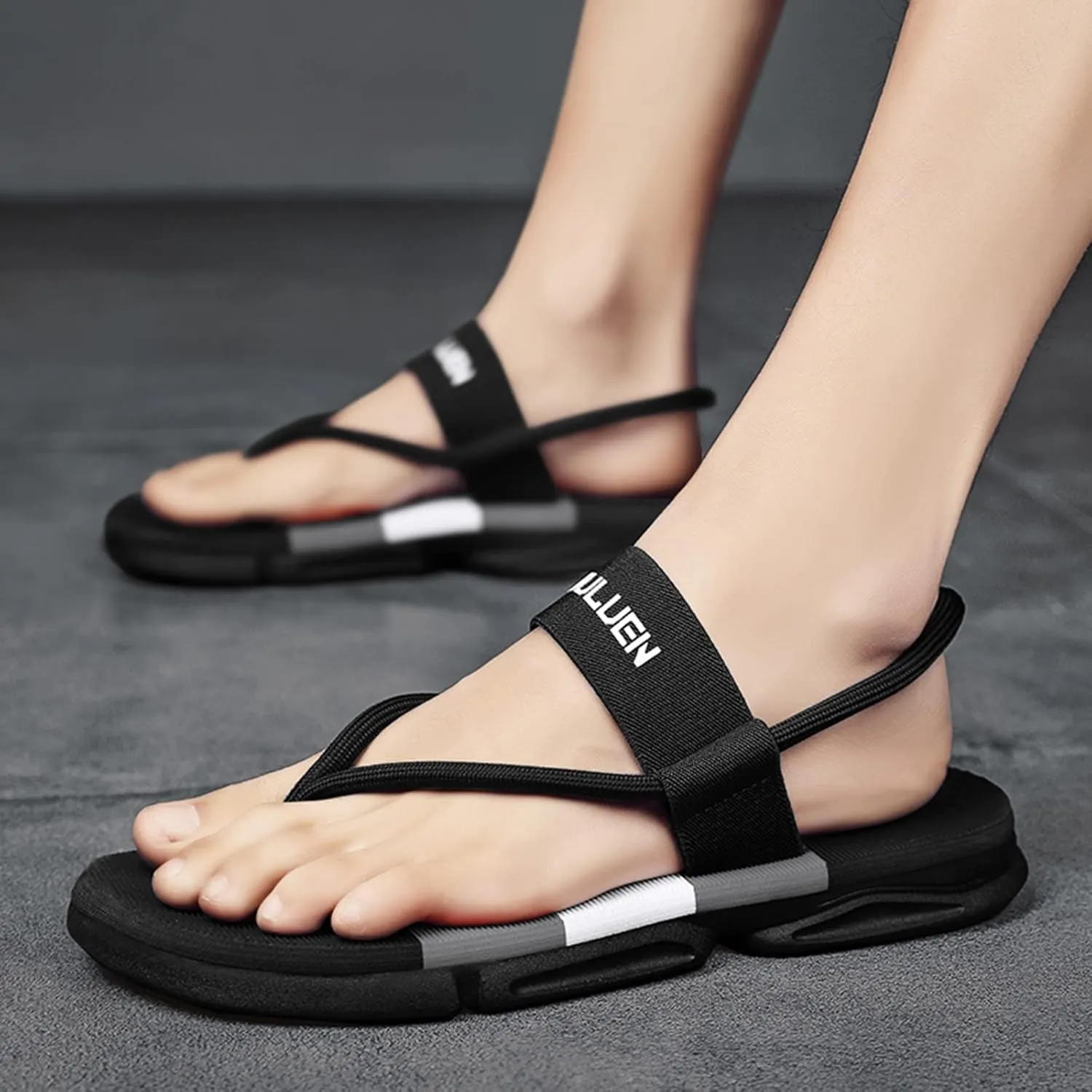 Women Toe Sandals Crystal Jelly Beach Flip Flops Female Students Korean Fashion Wear Summer Men Shoes