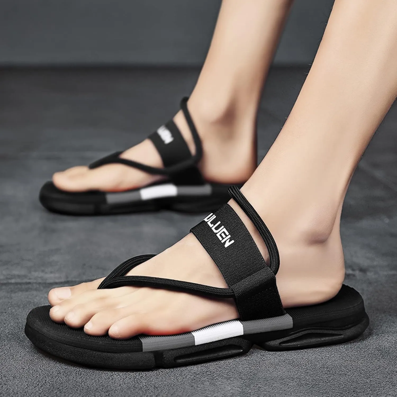 Women Toe Sandals Crystal Jelly Beach Flip Flops Female Students Korean Fashion Wear Summer Men Shoes
