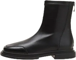 Women's Ankle Rain Boots Chelsea Short Boots Waterproof Slip On Lightweight Comfortable Garden Outdoor Shoes