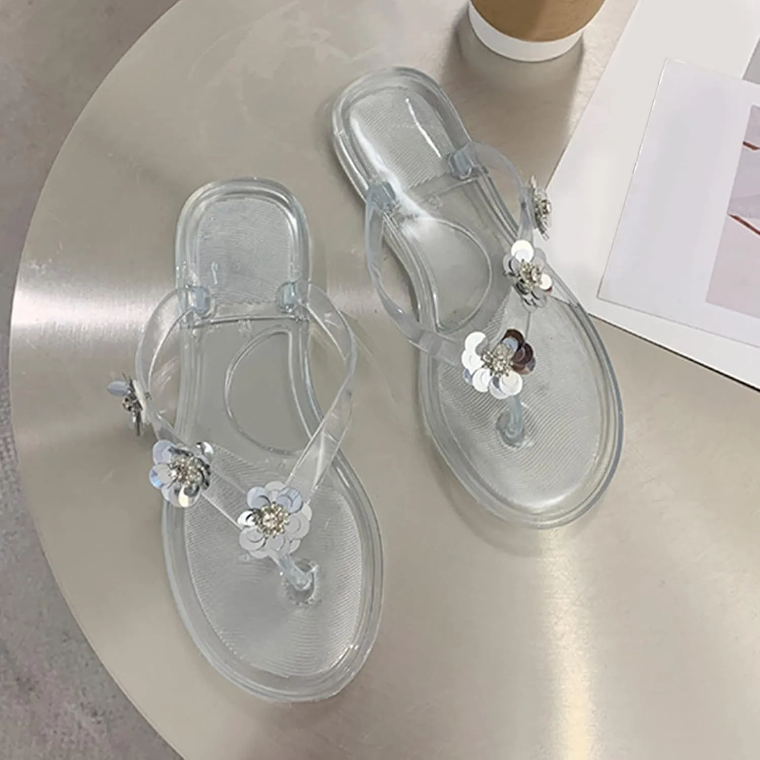 Women's Arch Support Flip Flops Womens Comfort Lightweight Soft Thong Sandals Pillow Shower Slippers