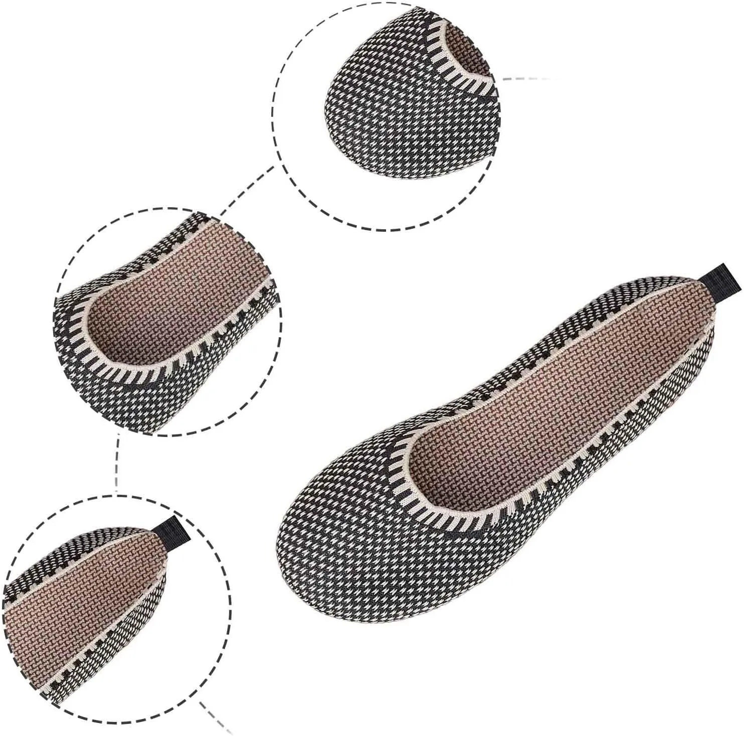 Women's Casual Slip On Shoes Breathable Lightweight Flat Comfortable Everyday Wear for Spring Summer Fall