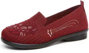 Women's Casual Slip On Shoes Breathable Low Heel Comfortable Walking Daily Spring Summer Fall Wedges Low Heel