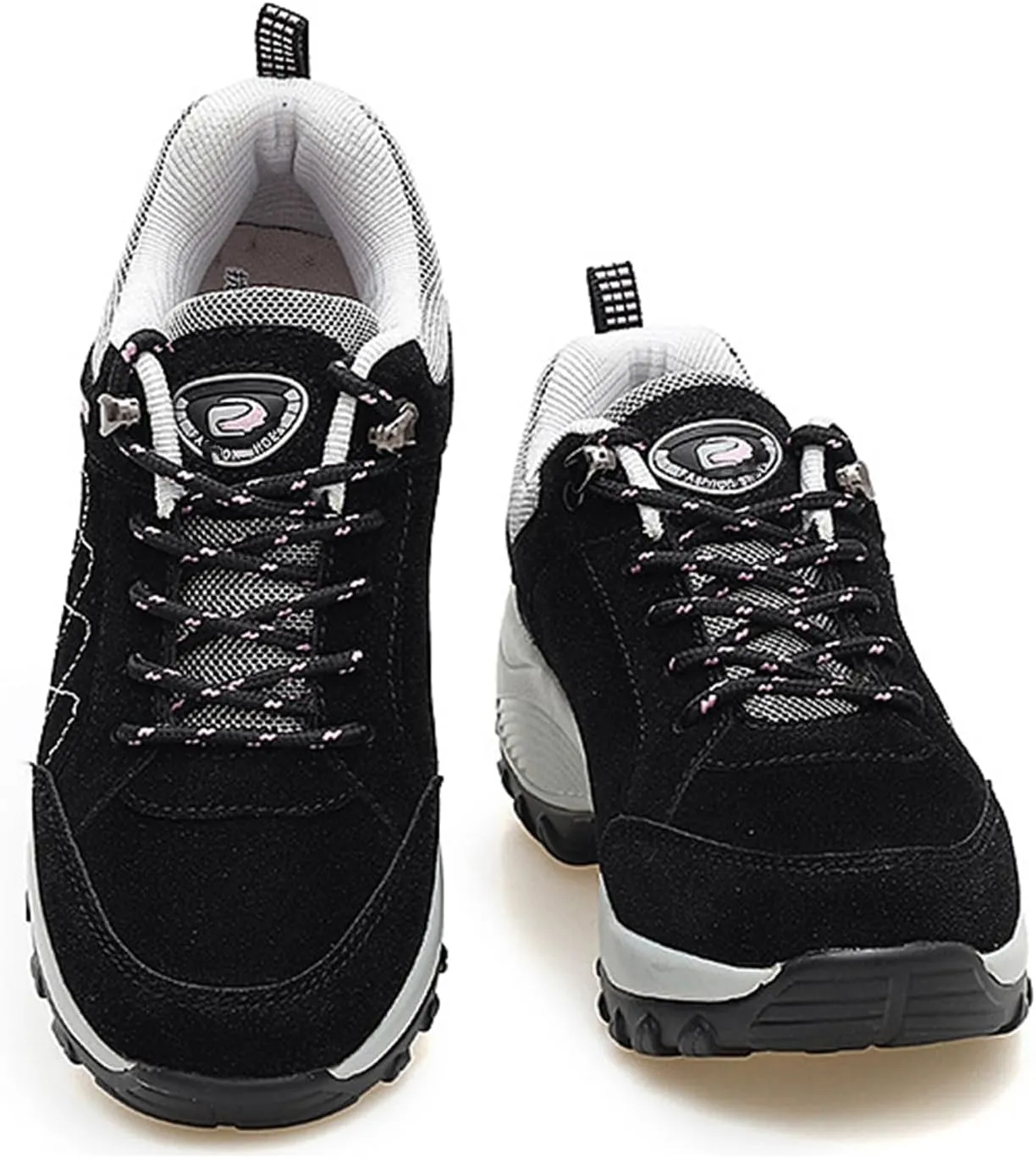 Women's Chunky Platform Orthopedic Walking Sneakers Lace Up Comfortable Slip-On Running Shoes Outdoor Non-Slip Hiking Sneakers