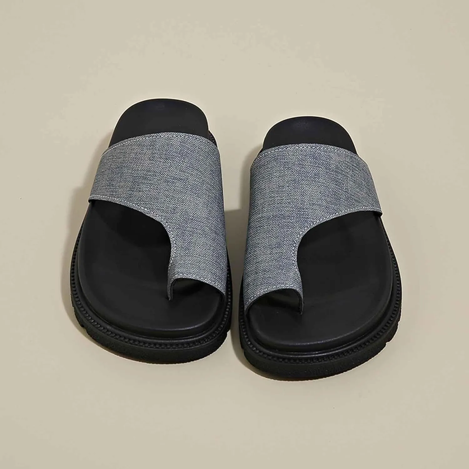 Women's Comfortable Thick Sole Flip Flops Summer Beach Sandals Casual Outdoor Slip On Slippers for Walking Travel