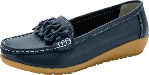 Womens Dressy Casual Walking Shoes Loafers Sneakers for Daily Walking Square Toe Comfortable Office Work Shoes