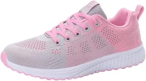Women's Fashion Sneaker Mesh Slip On Black Non Slip Shoes for Women Comfortable Ladies Shoes Casual Slip On Loafers for Women Casual Grey Sneakers Women