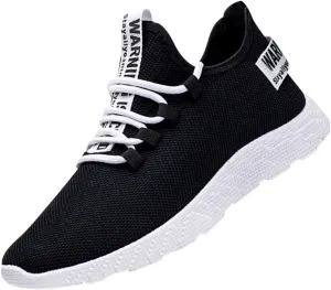 Women's Fashion Sneaker Mesh Slip On Black Non Slip Shoes for Women Comfortable Woman Walking Shoes Slide On Loafers Women Shoes White Leather Slip On Sneakers for Women