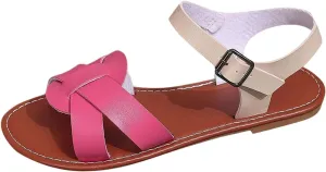 Womens Fashion Summer Ankle Strap Flat Sandals Comfortable Casual Dressy Buckled Strappy Sandals Cute Bohemian Shoes