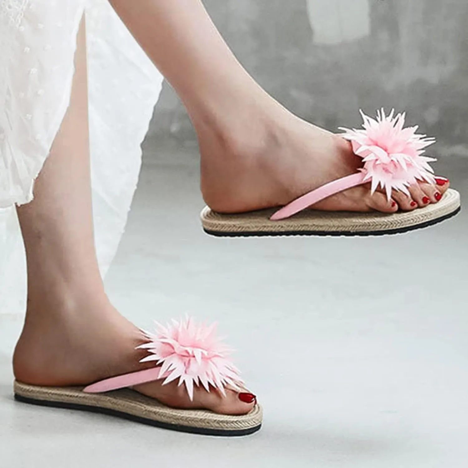 Womens Flip Flops Comfortable Casual Summer Beach Thong Sandals Walking Sandals Women Indoor and Outdoor Flip Flop