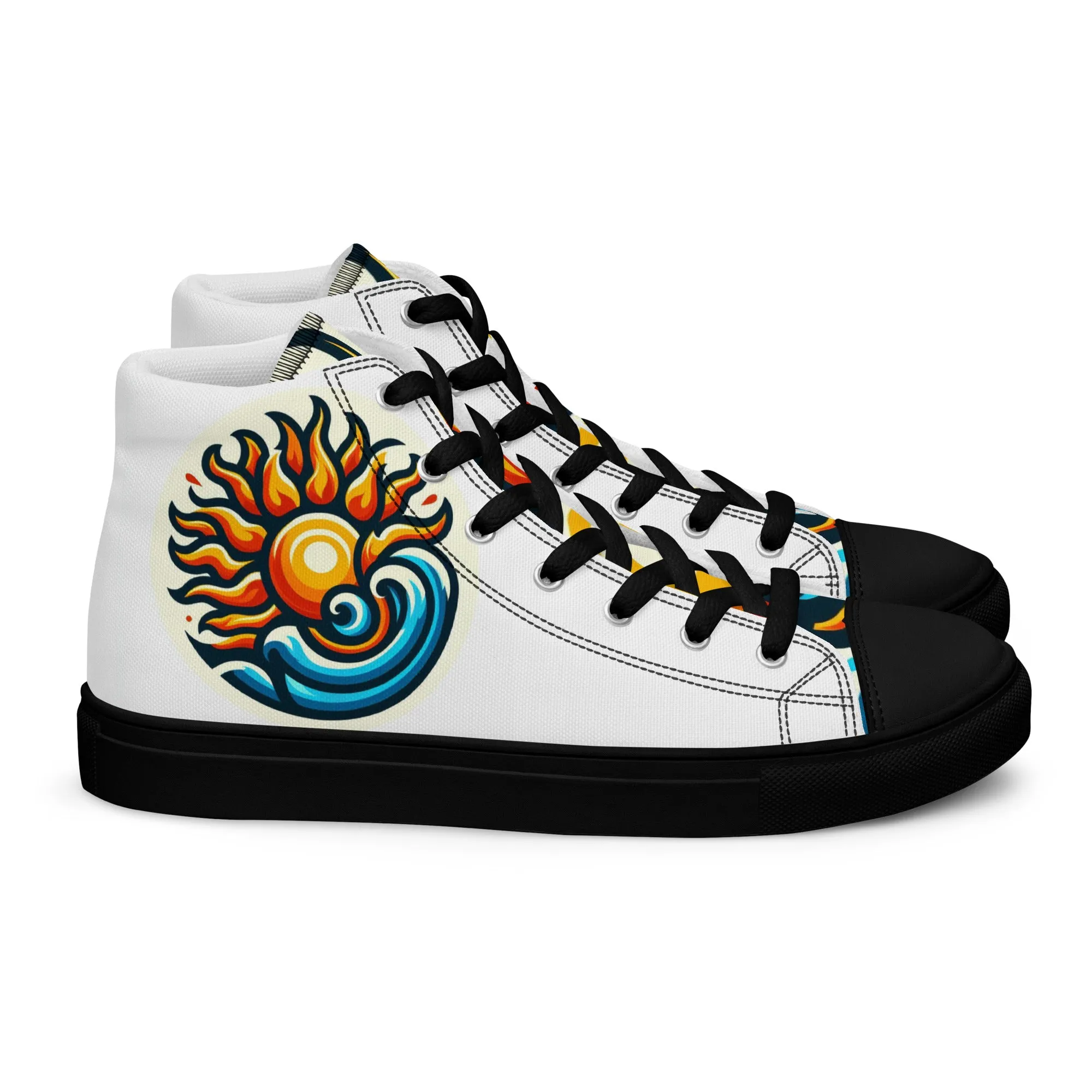 Women’s high top canvas shoes