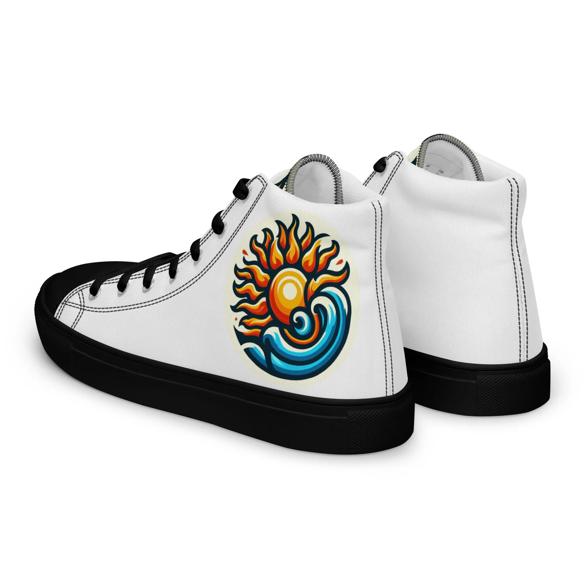 Women’s high top canvas shoes