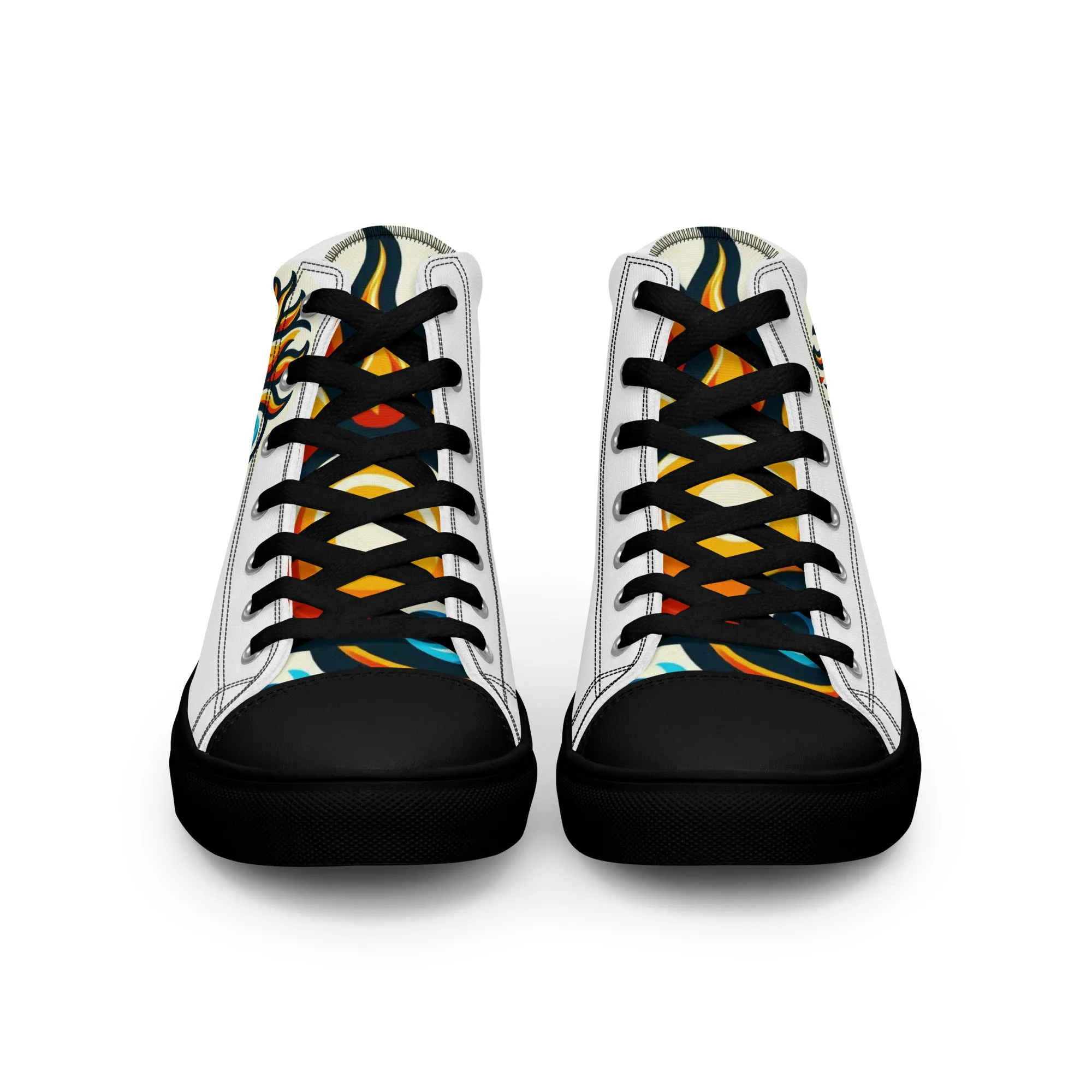 Women’s high top canvas shoes