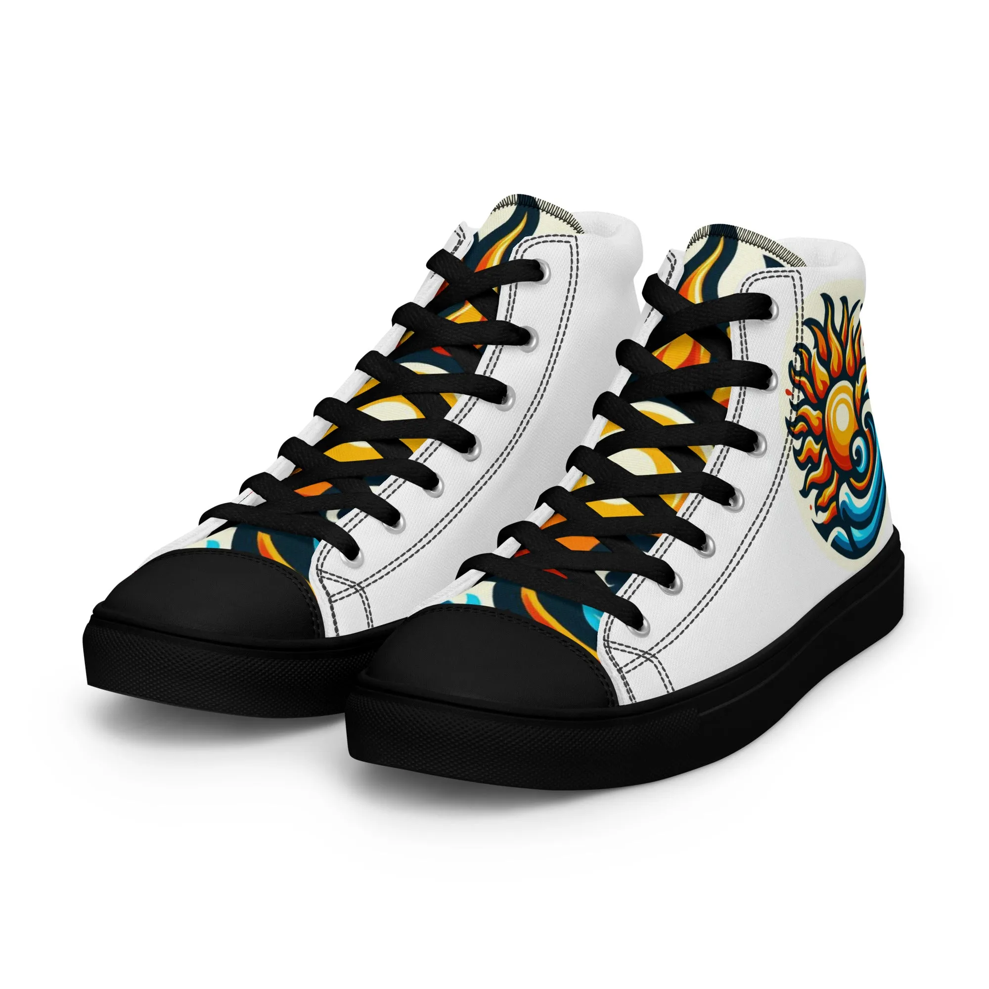 Women’s high top canvas shoes