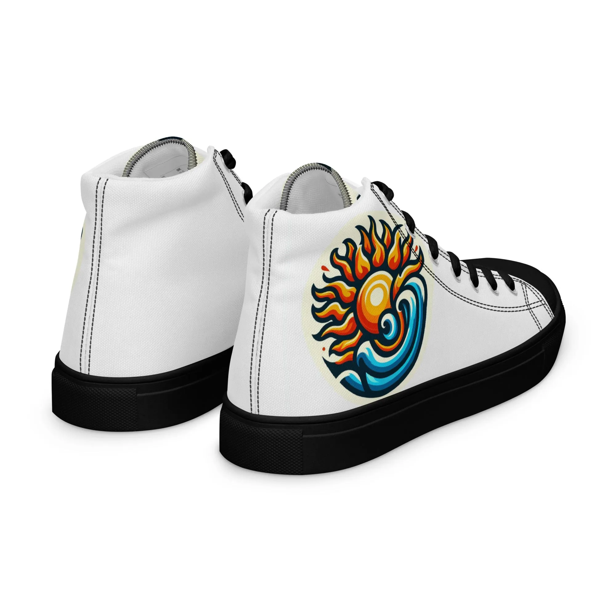 Women’s high top canvas shoes