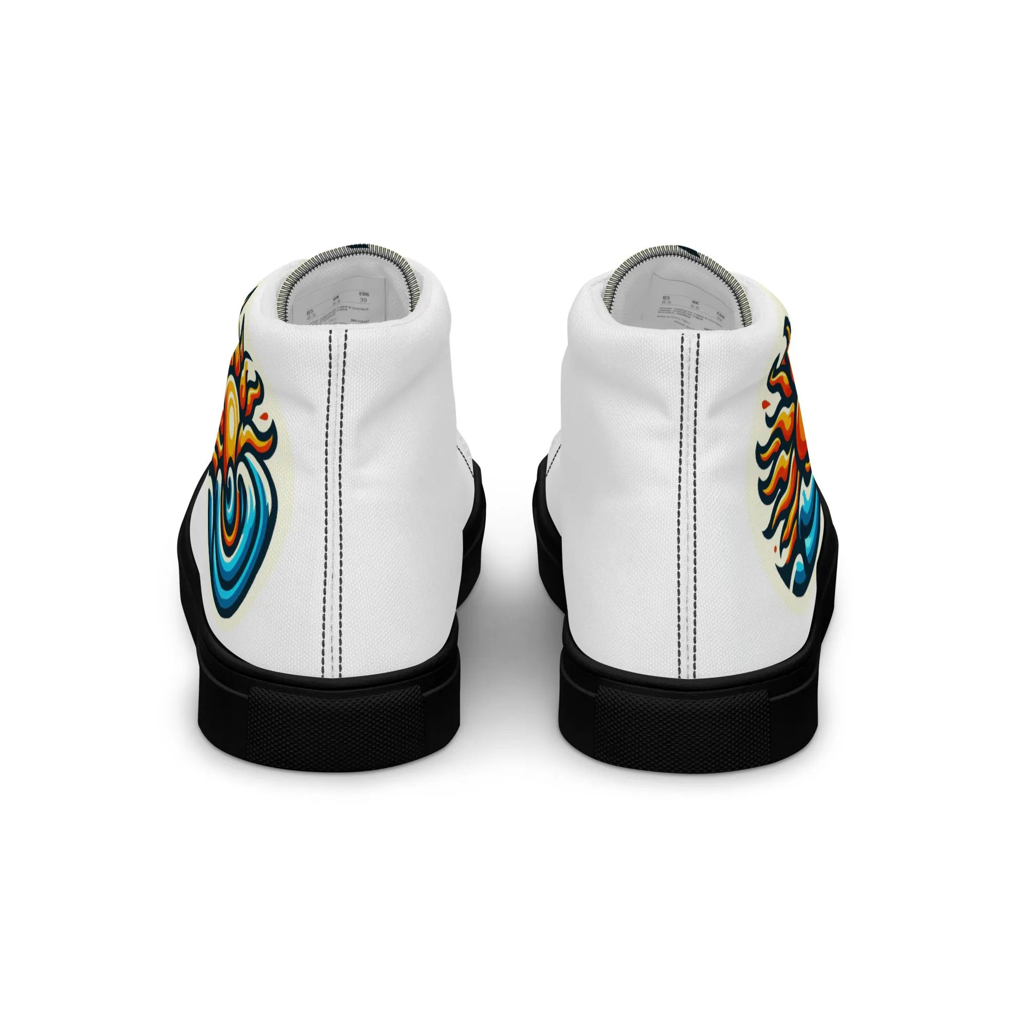 Women’s high top canvas shoes