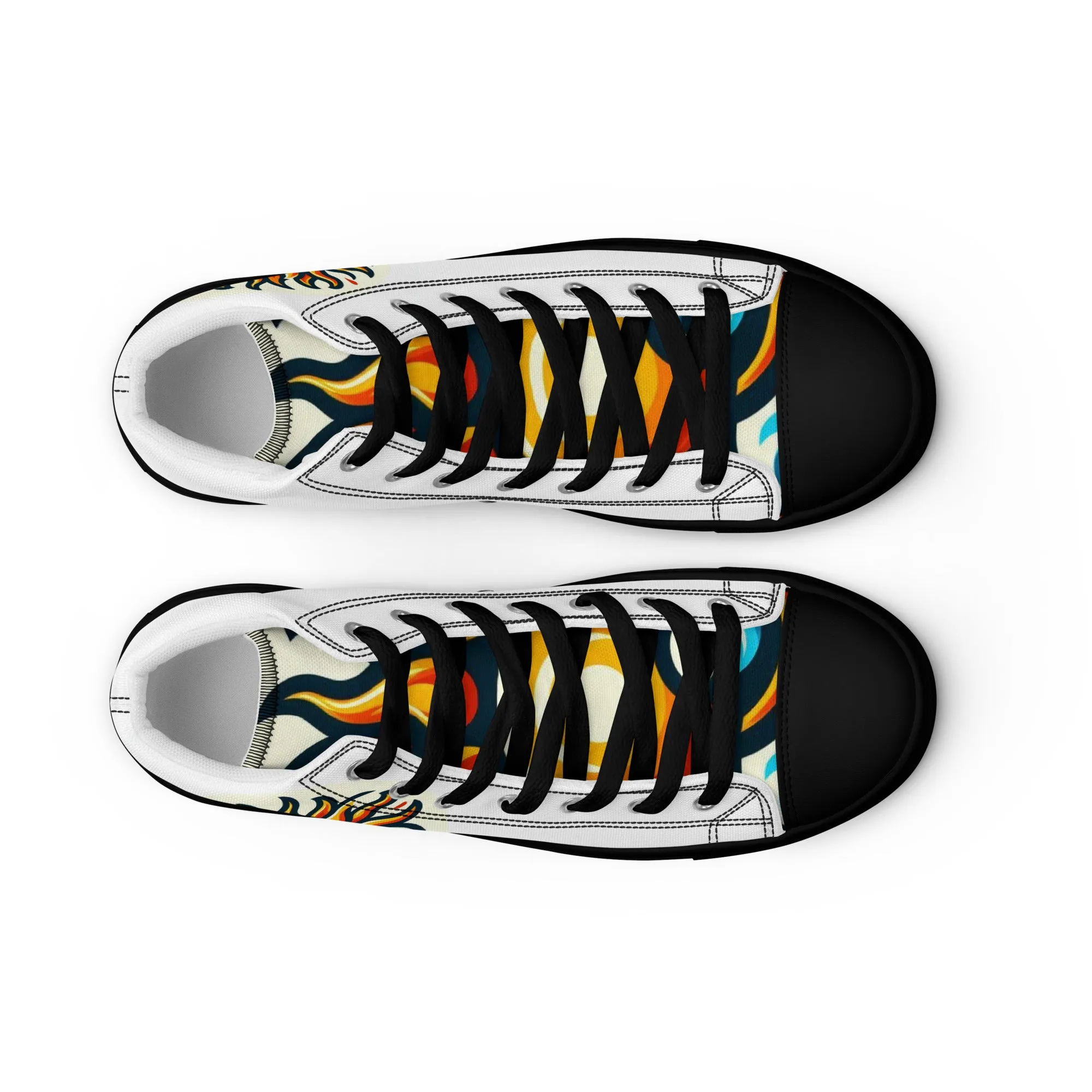 Women’s high top canvas shoes