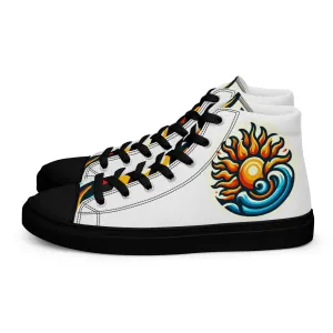 Women’s high top canvas shoes
