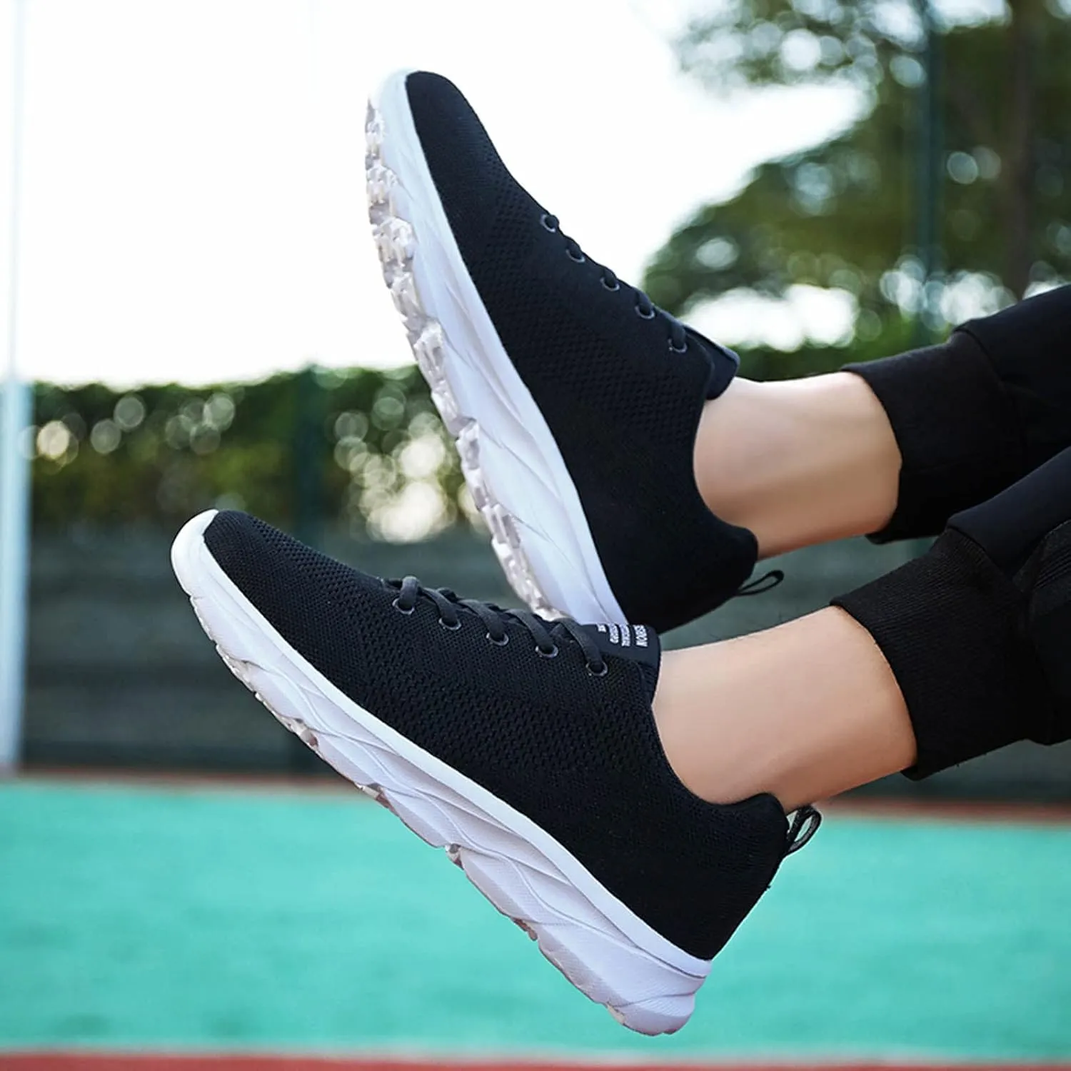Women's Lace Up Road Running Shoes Wide Athletic Tennis Running Shoes for Men Gym Men Casual Shoes Men Shoes Sneakers White Tennis Shoe Trainers Shoe