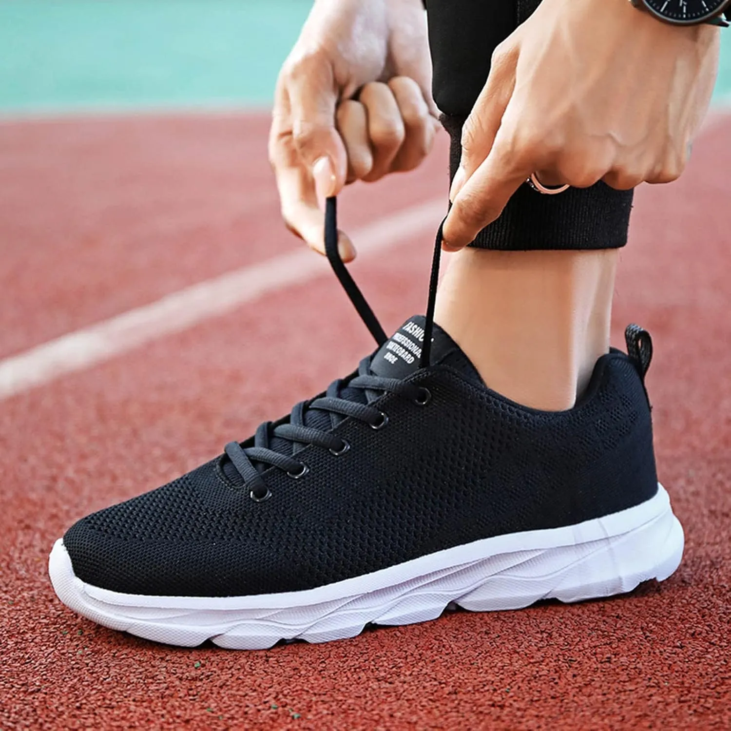 Women's Lace Up Road Running Shoes Wide Athletic Tennis Running Shoes for Men Gym Men Casual Shoes Men Shoes Sneakers White Tennis Shoe Trainers Shoe