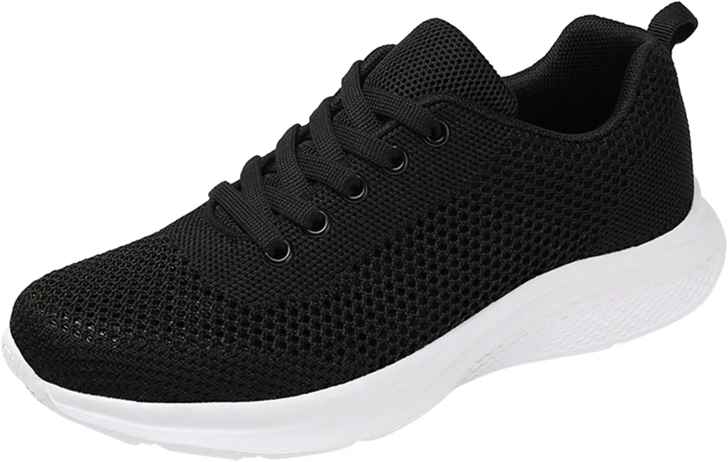 Women's Loafer Flat Slip On Sneakers Women Wide Width Mens Casual Shoes Women's Wide Loafers Loafers for Women Wide Platform Sneakers for Women Black