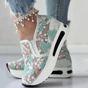 Women's Platform Chunky Sneakers 2025, Women's Fashion Sneakers Canvas Platform Shoes for Women Black Casual Tennis Shoes Comfortable Walking Shoes for Women Lace Up Sneakers 