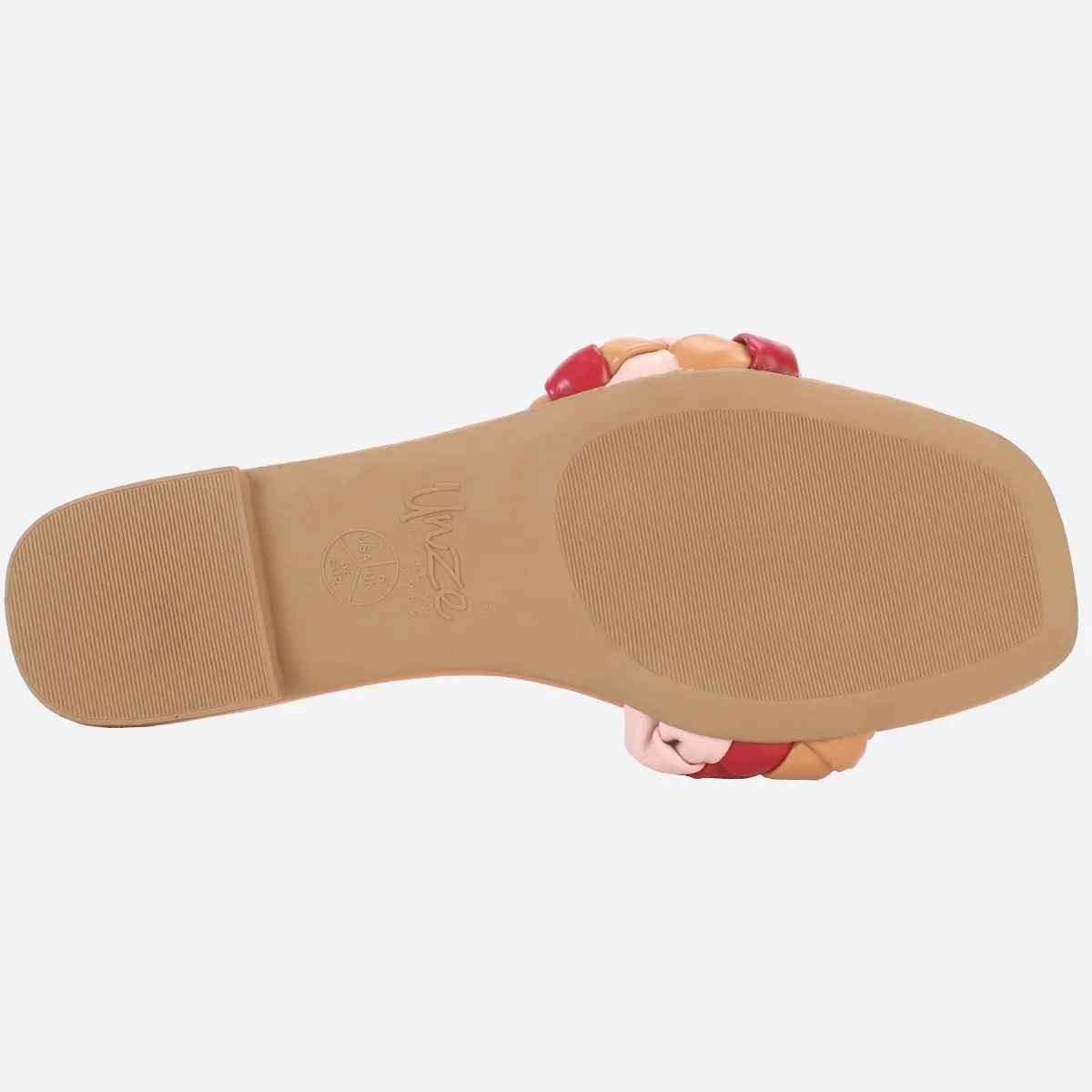 Womens "AMUNET" Braided Open Toe Summer Slippers