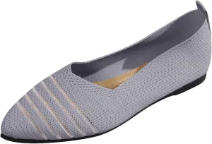 Women's Retro Flat Shoes Flying Weave Round Head Shallow Mouth One Foot Stirrup Single Shoes Work Single Shoes