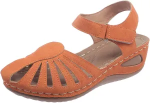 Womens Sandals Athletic Sport Comfortable Sandals Platform Walking Sandals Hiking Sandals Wedge Sandals with Closed Toe