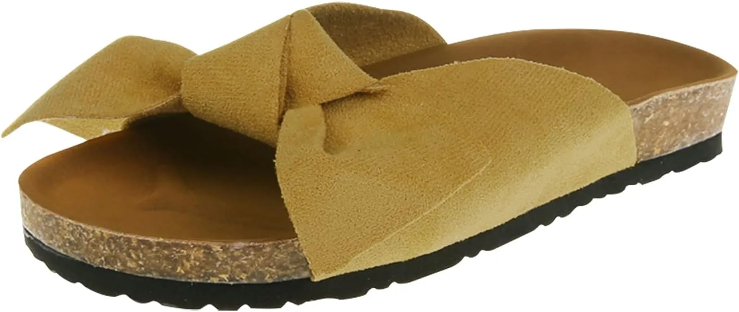 Women's Sandals Dressy, Sandals for Women Slides Sandals Bow Knot Espadrille Platform Sandals Slip On Sandals