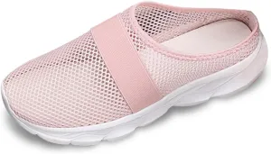 Women's Slip On Slippers Summer Spring Closed Toe Comfortable Breathable Mules for Casual Walking Outdoor Leisure