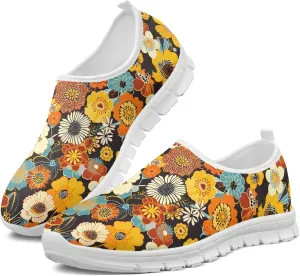 Women's Slip-On Walking Shoes Breathable Mesh Sneakers Casual Shoes
