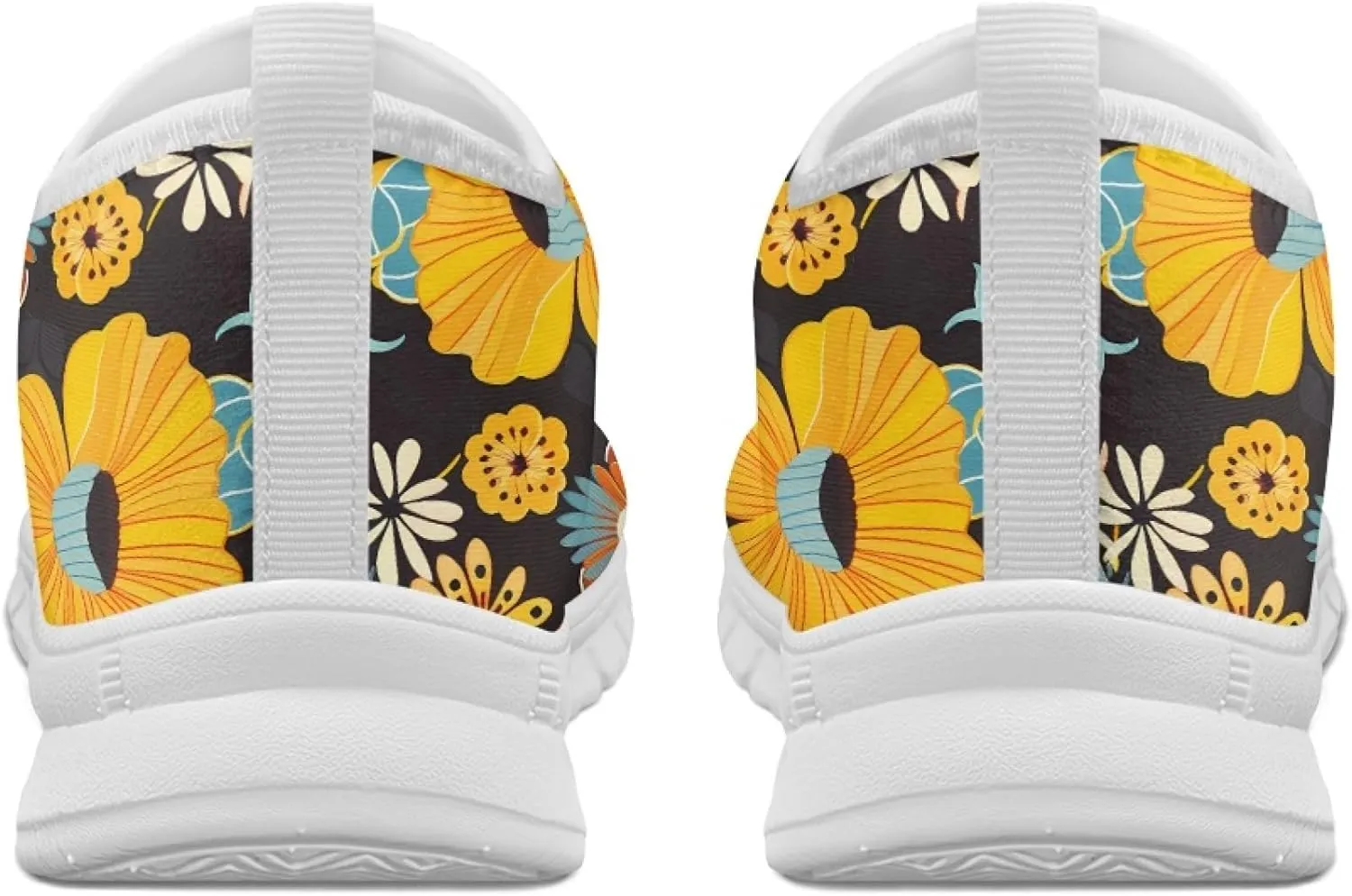 Women's Slip-On Walking Shoes Breathable Mesh Sneakers Casual Shoes