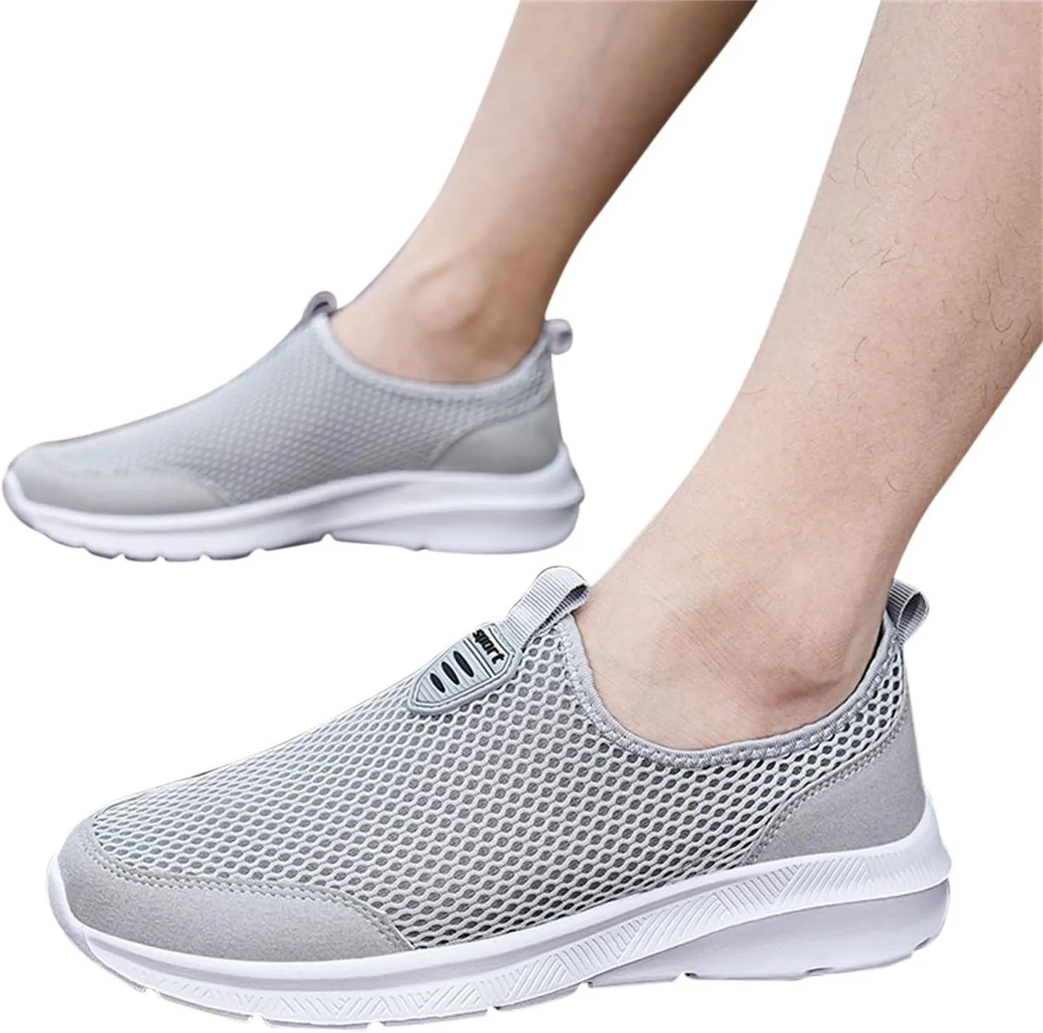 Womens Slip On Walking Shoes Lightweight Breathable Non Slip Womens Tennis Shoes Wide Width Women's Casual Shoes Shoes Sneakers Waterproof Tennis Shoe Casual Loafers