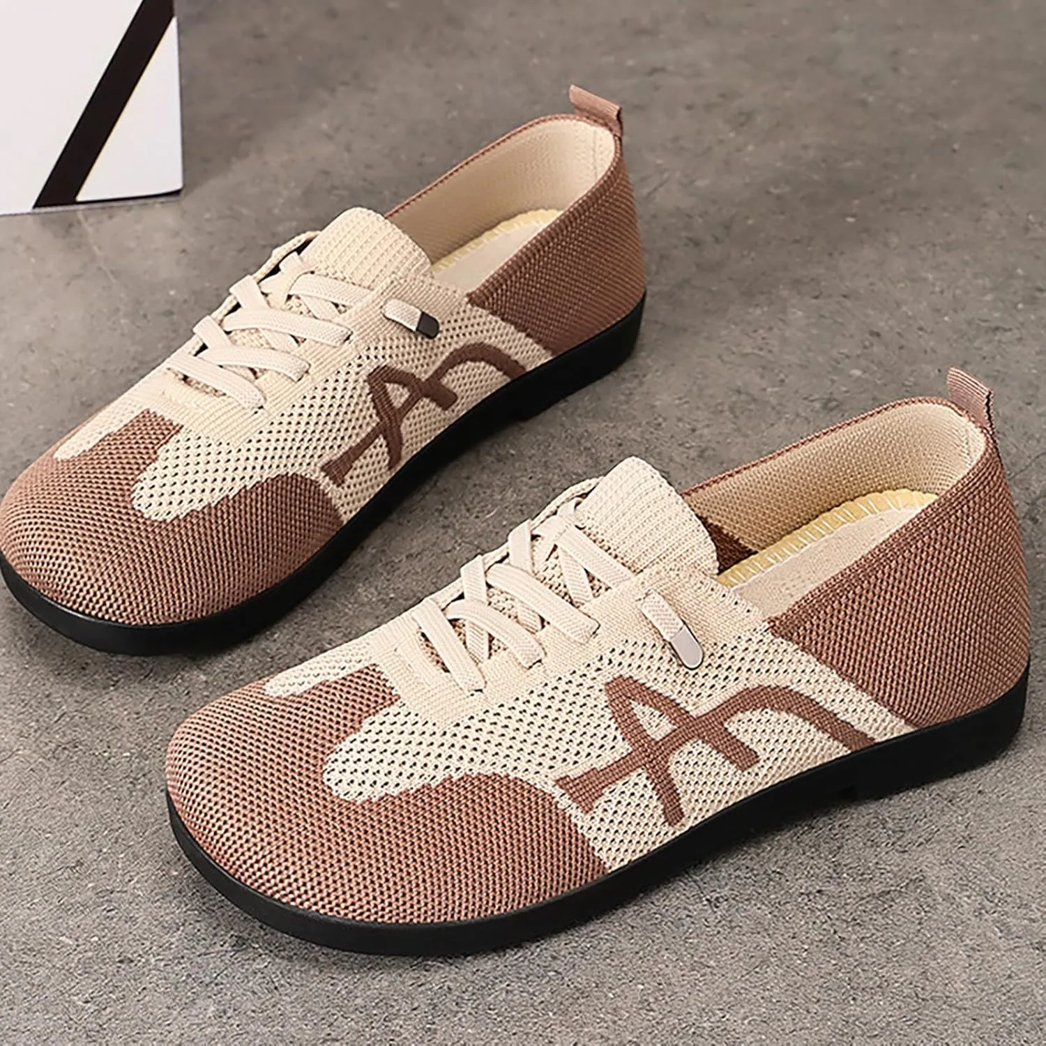 Women's Splendor Knit Flat with  Memory Foam, Wide Widths Available Kick Socks