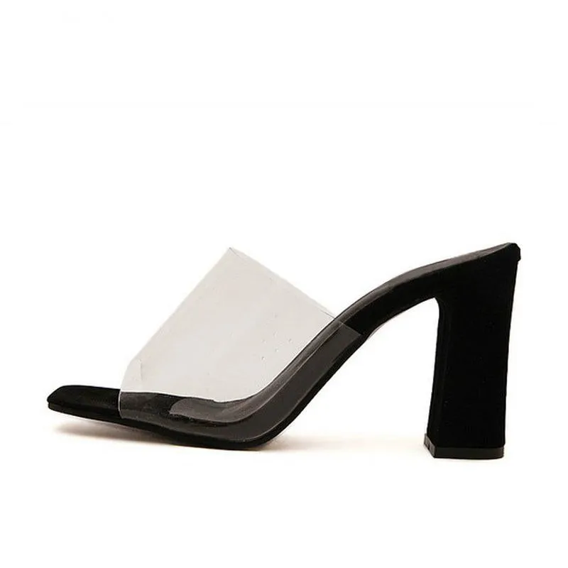 Women's Summer Casual Shoes With Square Heels