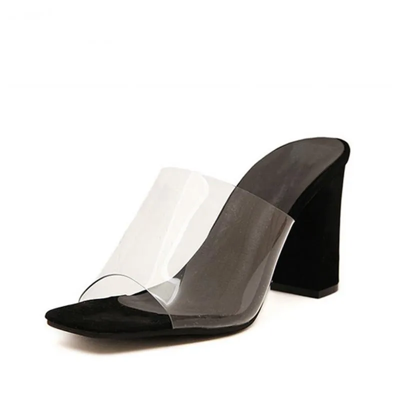 Women's Summer Casual Shoes With Square Heels