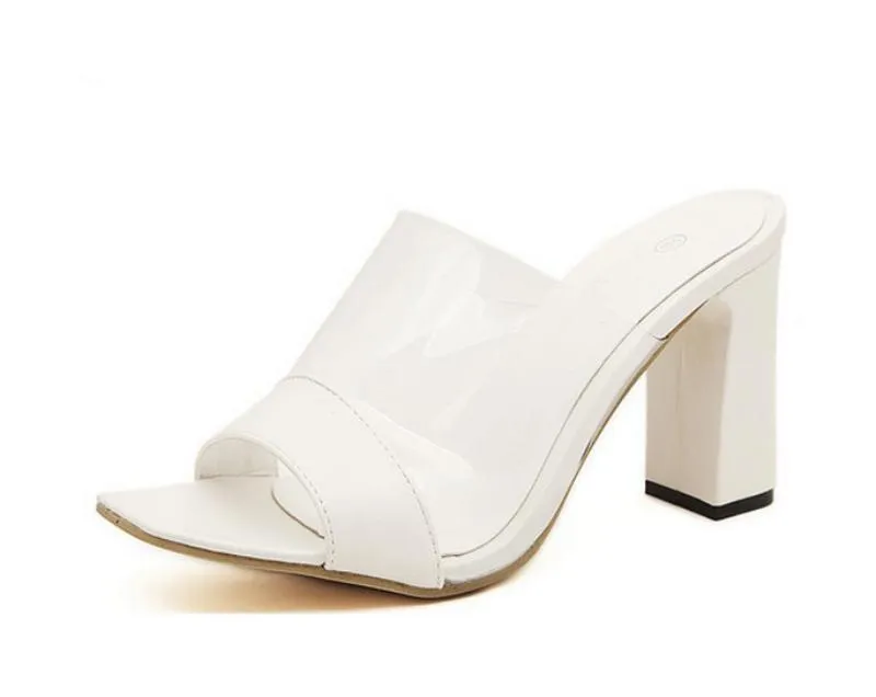 Women's Summer Casual Shoes With Square Heels